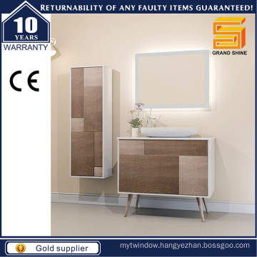 Modern MDF White Floor Standing Bathroom Cabinet